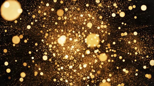 Vibrant fireworks exploding in the night sky with bright colorful lights and smoke