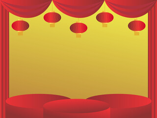 Chinese New Year background icon 