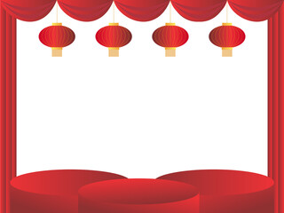Chinese New Year background icon 