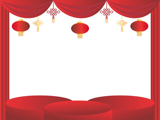 Chinese New Year background icon 