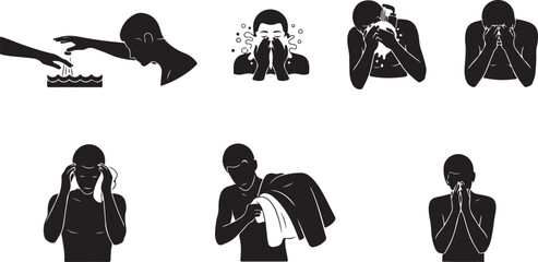 Step-by-step guide to face washing and personal hygiene routine