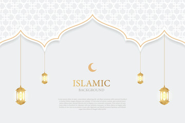 Islamic theme background design for promotion or Ramadan celebration