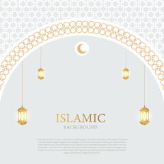 Islamic theme background design for promotion or Ramadan celebration