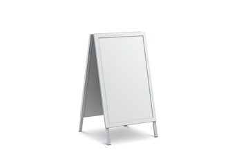 Clean A-Frame Signboard: 3D Render, Realistic Texture