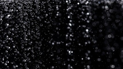 Falling Snowflakes on Black Background white snowflakes 1