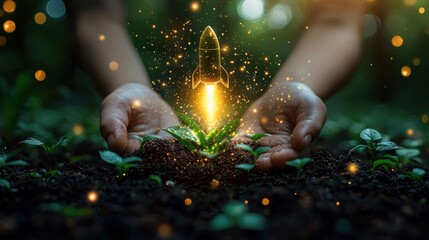 Plant rocket launch business growth