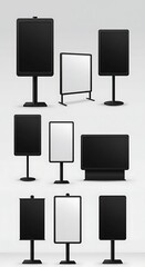 Blank Signage Mockups: Versatile Design Templates