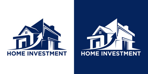 home investment logo design inspiration.