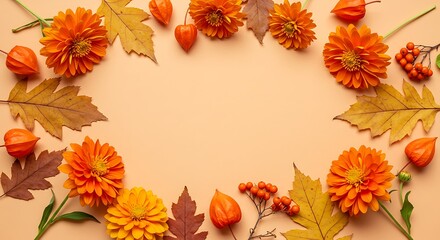 Autumnal Bloom: Warm Hues & Gentle Fall