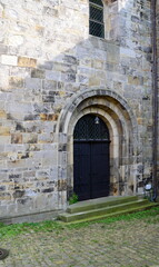 Historical Marien Church in the Town Obernkirchen, Lower Saxony