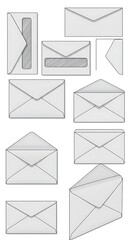 Elegant Envelope Designs: Sketch Collection