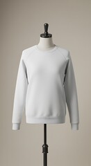 Soft Light, Subtle Texture: A Gentle Crewneck Sweatshirt