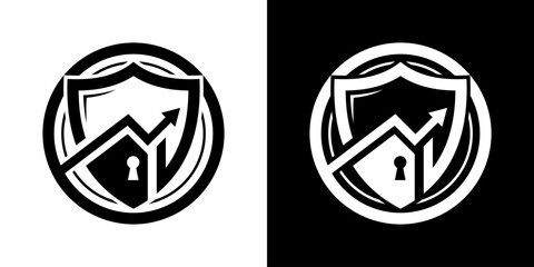 investment secured logo design inspiration.