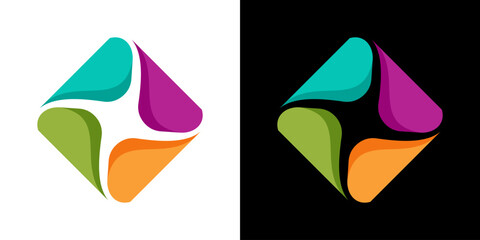 together logo, community logo, teamwork logo design inspiration