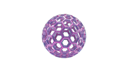 Geometric Sphere with Hexagonal Structure