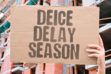 "Deice Delay Season" Why winter operations can make flying less predictable in North America. DEICE. WINTER. WEATHER. DELAYS. OPERATIONS.
