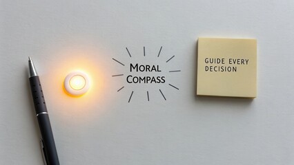 Illuminating Your Path: Moral Compass to Guide Every Decision in Business and Personal Life with Pen and Sticky Note