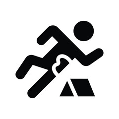  crime scene glyph icon illustration vector graphic.eps