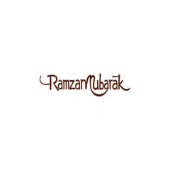Fototapeta premium vector illustration of a ramzan mubarak card