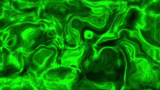 Organic dark green alien cell texture motion with forest biology cells plant nature microscopic virus fluid swamp abstract pattern camouflage.