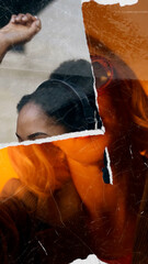 Vertical Paper Cut Transition 07