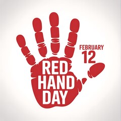 Celebrate red hand day on february 12
