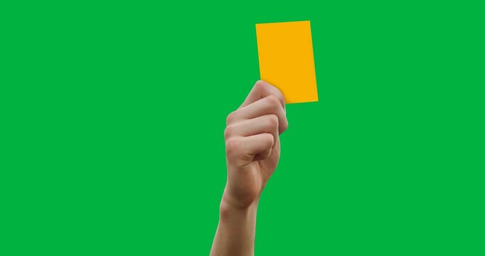 referee yellow card game