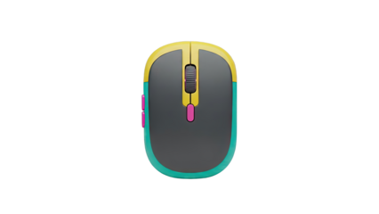 Colorful Wireless Computer Mouse