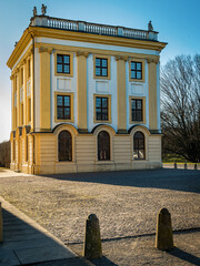 Marble bath near the orangery in Karls Aue Park in Kassel, Germany