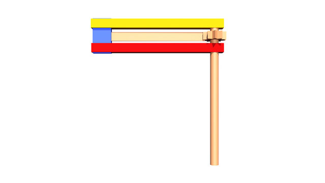 Colorful Wooden Gragger Noisemaker Isolated on PNG Background for Purim Celebration