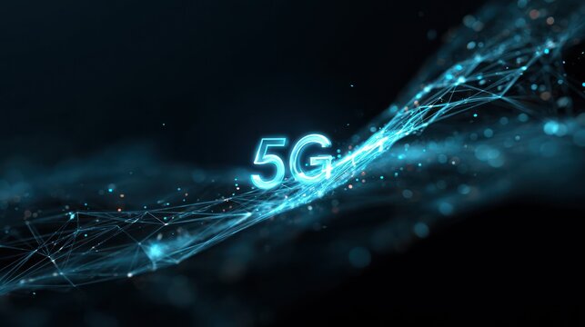 5G technology, futuristic network - Powered by Adobe