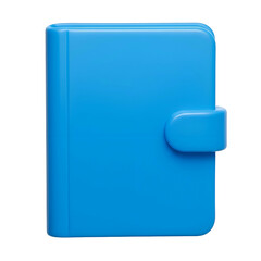 Blue Leather Journal with Clasp Closure.