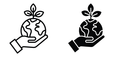 Eco-friendly icons multiple style collection. icon in vector. Logotype