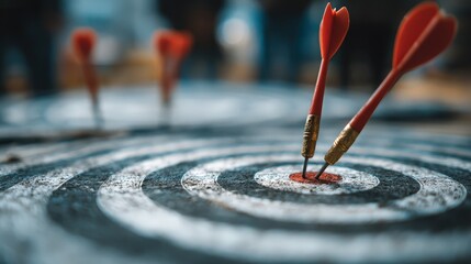 Teamwork and leadership in business strategy planning focusing on project management and data analysis for achieving goals and enhancing marketing performance