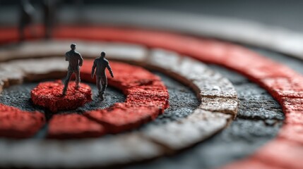 Obraz premium Teamwork and leadership in business strategy planning focusing on project management and data analysis for achieving goals and enhancing marketing performance