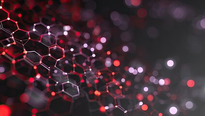 Abstract digital network pattern