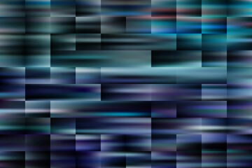 Rectangle shaped tiles with different pattern. Abstract mosaic motion background.