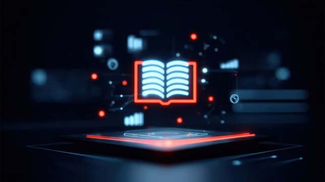 Artificial intelligence based personalized learning concept shown through adaptive digital education technology and intelligent training platforms