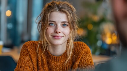 University student participates in interview for position as cram school instructor in a quiet setting with focus on interaction and communication skills