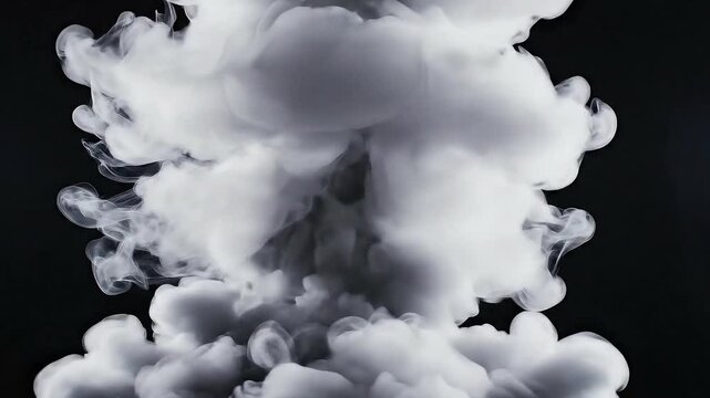 Explosive cloud burst