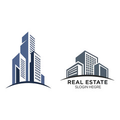 Fototapeta premium Real estate buildings logo concepts modern style