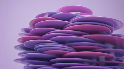 Abstract Stacked Undulating Purple and Pink Circular Shapes Creating a Modern Textured Design or Creative Background.png