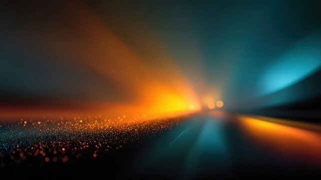 Deep blue and teal gradient background with subtle orange accents for digital projects and designs suitable for various uses