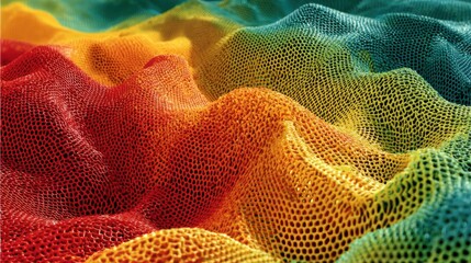 Abstract colorful woven texture background