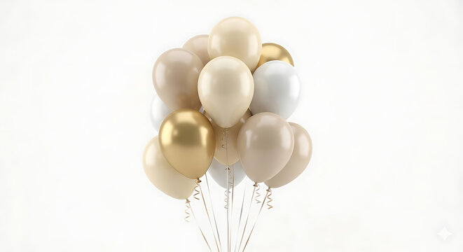 Balloon Cluster (Neutral Colors)