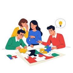 Team Collaboration and Problem Solving Session.