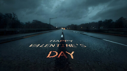 Happy Valentine&rsquo;s Day moody aesthetic.