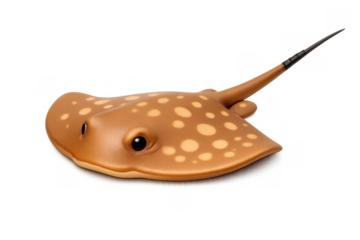 Elegant stingray icon for aquatic themes and ocean designs