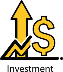Financial Growth and Investment Strategy Icon