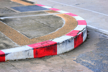 parking lot on asphalt